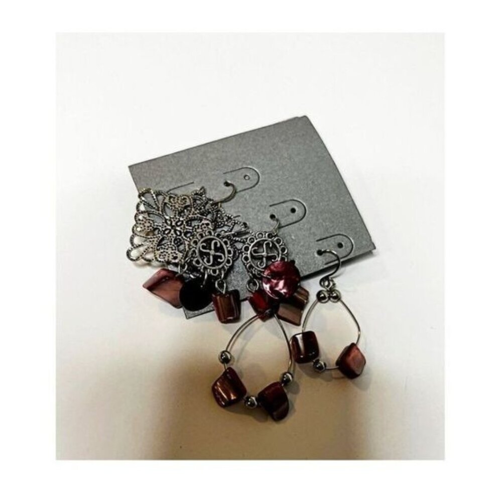 2 Pairs Fashion Boho Drop Dangle Earrings for Women Accessories Jewelry eartings